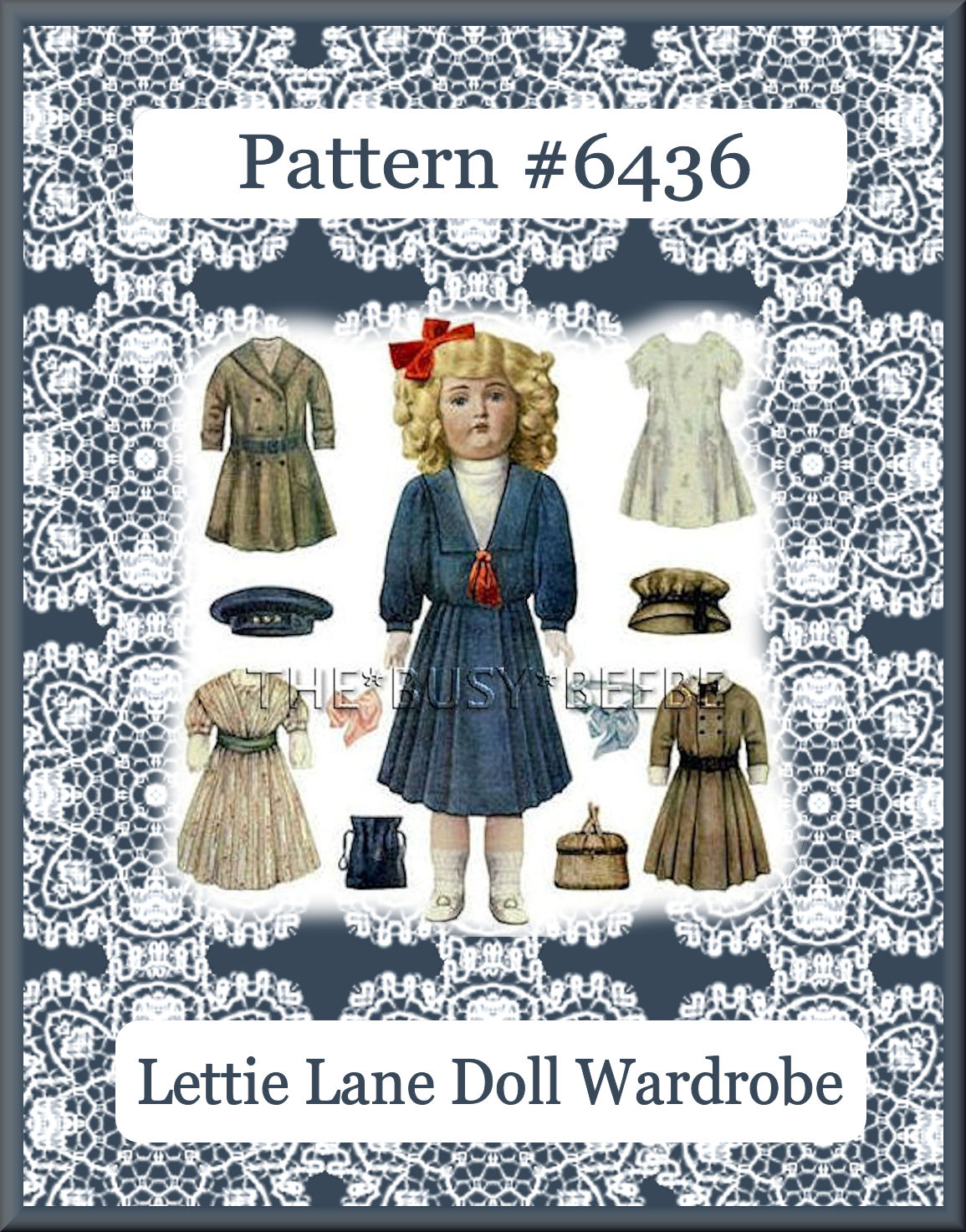 6436 Lettie Lane   Daisy Doll 6 Patterns LHJ Set 18  
